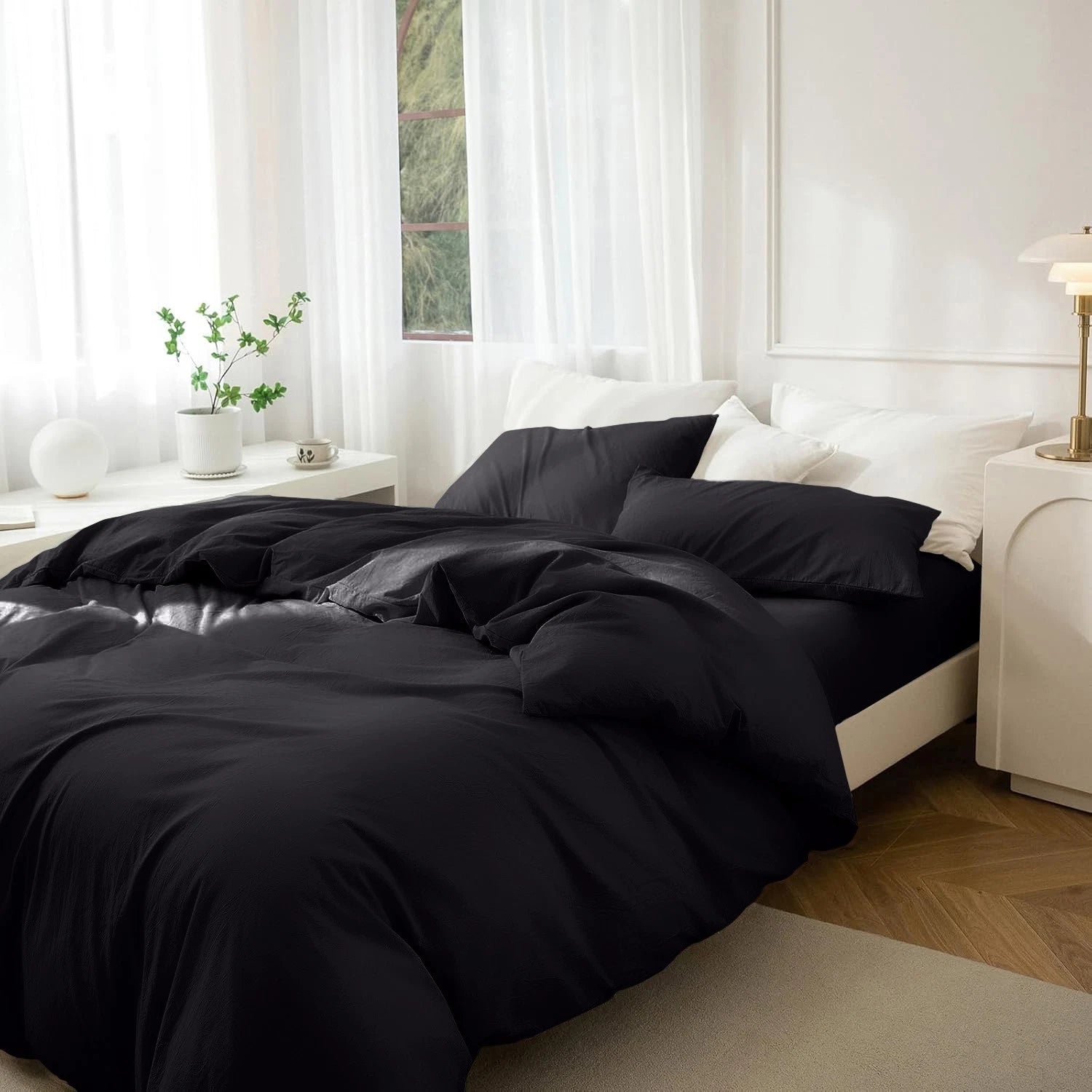 Duvet Quilt Cover Soft Bedding 3 Piece Set | Anna's Linens