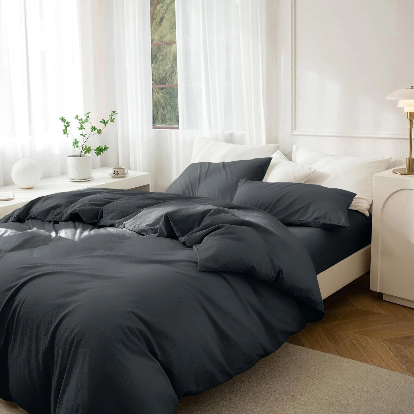 Duvet Quilt Cover Soft Bedding 3 Piece Set | Anna's Linens