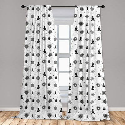 Exotic Inspired Pattern Decorative Window Rod Pocket Curtains - AnyLinen
