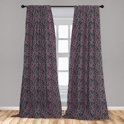 Exotic Inspired Pattern Decorative Window Rod Pocket Curtains | Any Linen