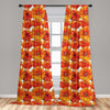 Exotic Inspired Pattern Decorative Window Rod Pocket Curtains | Any Linen