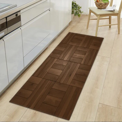 Flannel Entrance Rug Strong Water Absorb Decorative Carpet- Anna's Linens Store