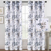 Floral Darkening Thermal Insulated Light Blocking Blackout Curtains - AnyLinen