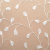 Floral Embroidery Semi Sheers Linen Window 2 Panels Curtain
