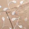 Floral Embroidery Semi Sheers Linen Window 2 Panels Curtain-AnyLinen