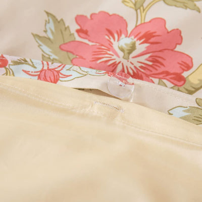 Garden Style 3 pcs Cotton Reversible Soft Durable Comforter Cover Set | AnyLinen