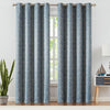 Geometric Pattern Design Darkening Thermal Insulated Blackout Curtains - AnyLinen