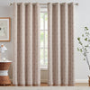 Geometric Pattern Design Darkening Thermal Insulated Blackout Curtains - AnyLinen