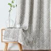 Geometric Pattern Design Darkening Thermal Insulated Blackout Curtains - AnyLinen