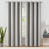 Geometric Pattern Design Darkening Thermal Insulated Blackout Curtains - AnyLinen