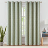 Geometric Pattern Design Darkening Thermal Insulated Blackout Curtains - AnyLinen