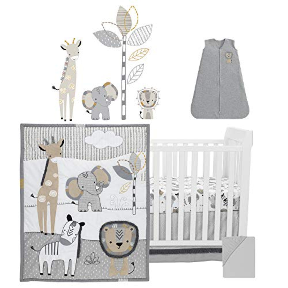 Jungle Safari 6 pcs Baby Crib Bedding Set | Anna's Linens