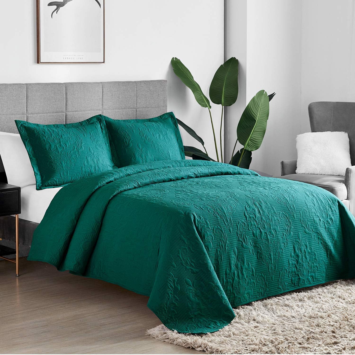 Lightweight Bed Decor Coverlet Set Bedding Cover Bedspread - AnyLinen