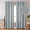 Linen Curtains Thick Semi Sheer Drapes Light Filtering Privacy Window Set of 2 Panels - AnyLinen