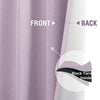 Linen Texture Curtains Light Reducing Grommet Top Drapes 2 Panels - AnyLinen