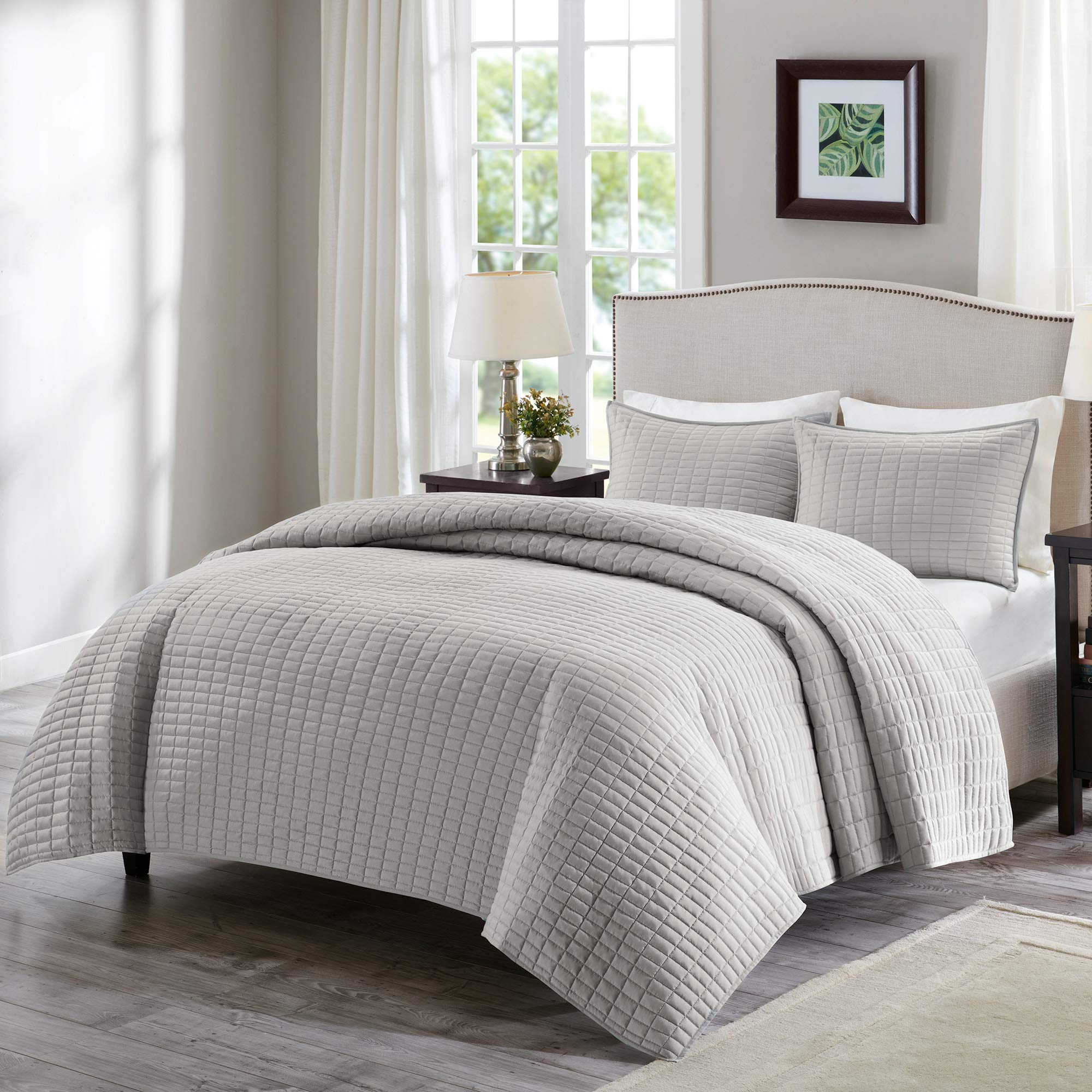 Luxury Double Sided Stitching Design Quilt Set All Season Lightweight Coverlet Bedspread - AnyLinen