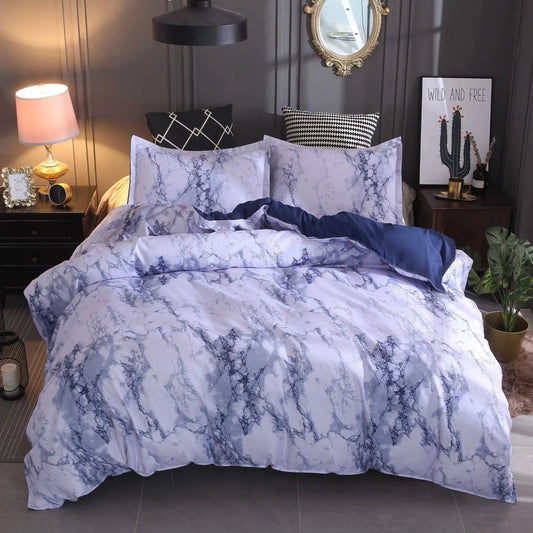 Marble Duvet Bedding Set - AnyLinen