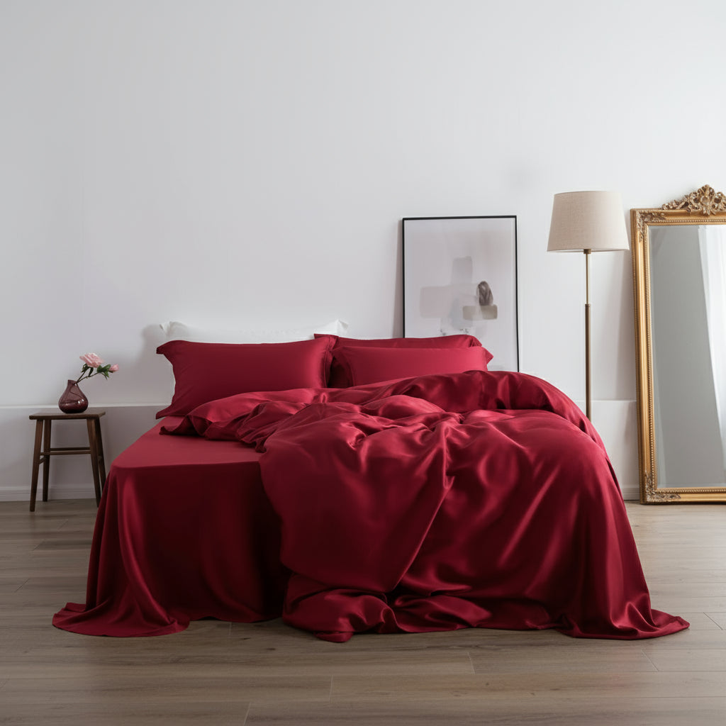 25 Momme Nature Mulberry Silk Top Grade Healthy Beauty Duvet Cover Set