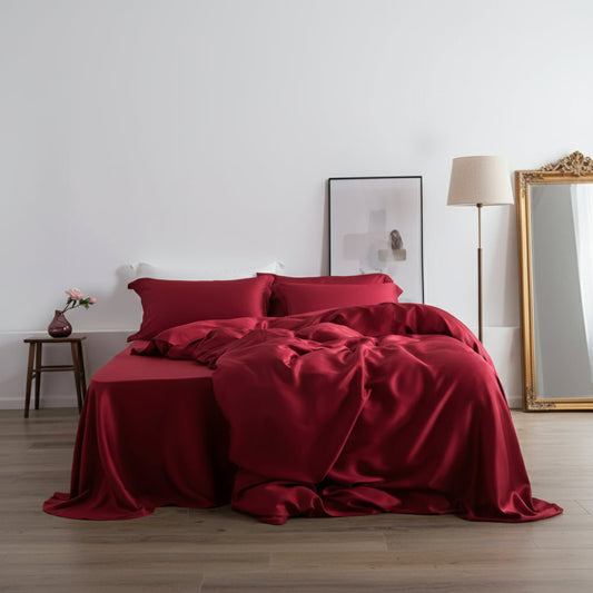 25 Momme Nature Mulberry Silk Top Grade Healthy Beauty Duvet Cover Set