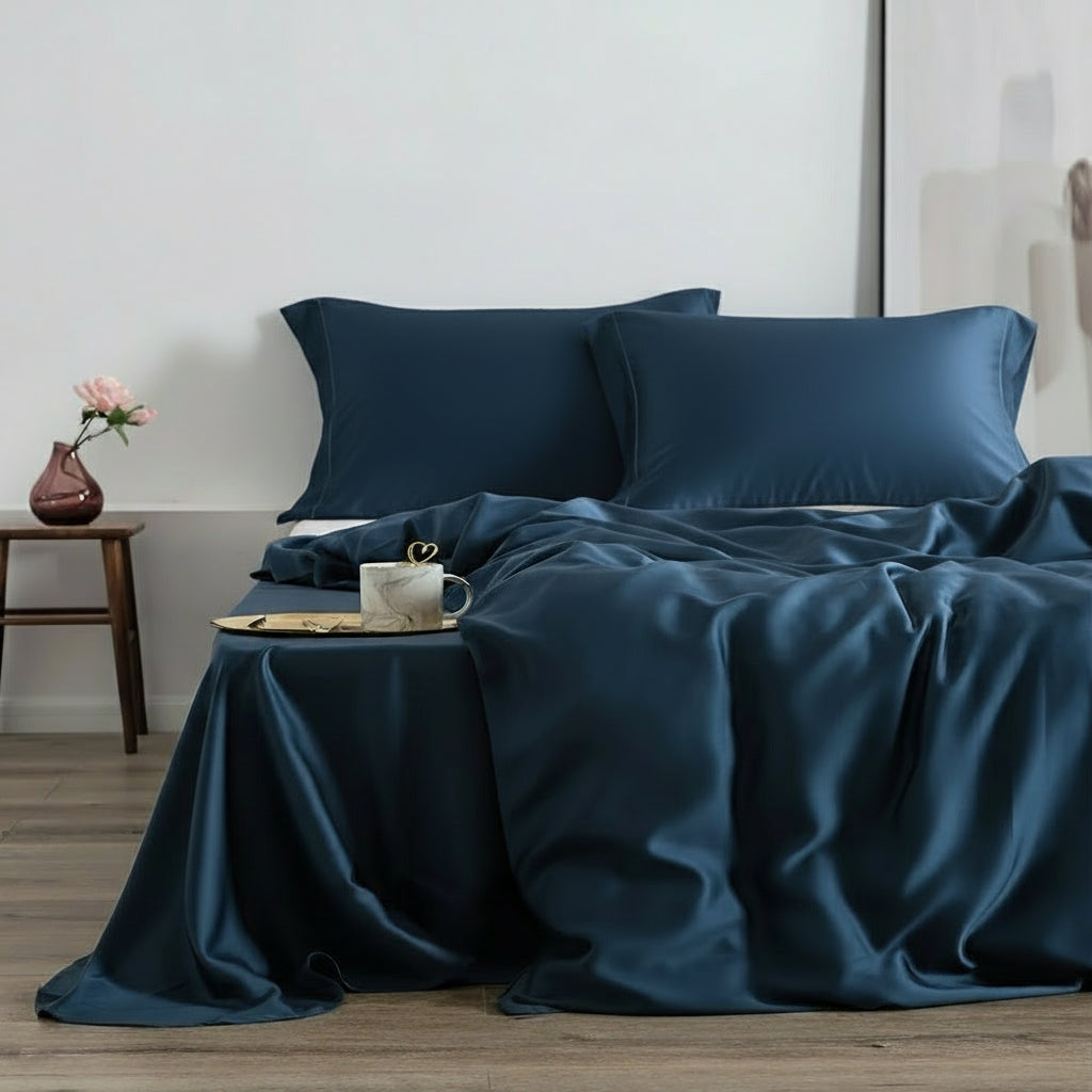 25 Momme Nature Mulberry Silk Top Grade Healthy Beauty Duvet Cover Set