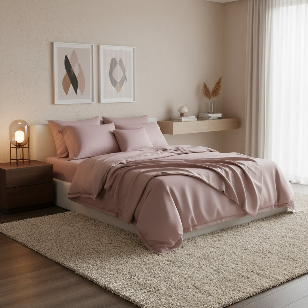 25 Momme Nature Mulberry Silk Top Grade Healthy Beauty Duvet Cover Set