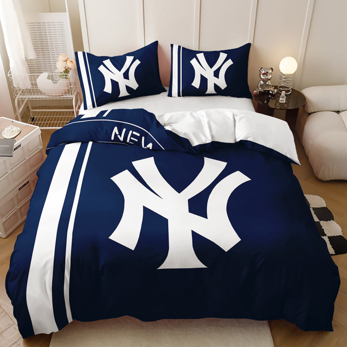 New York Yankees Inspired Bedding Set