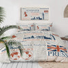 Paris Theme Bedding Comforter Cover 3 Pieces Duvet Cover Set | AnyLinen