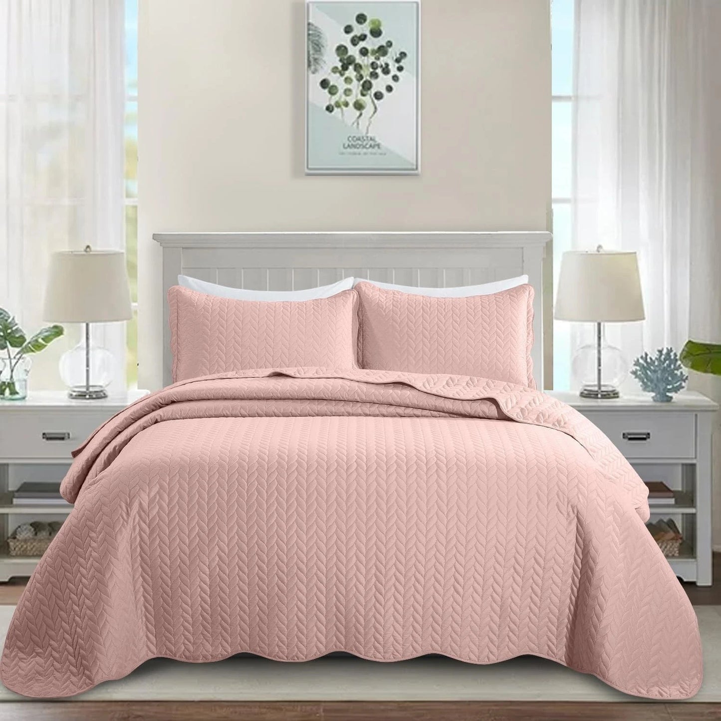 Luxury Quilted Coverlet Bedspread | Anna's Linens