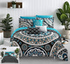 Reversible Bed in a Bag Comforter Set, King Size 10 pcs Set | AnyLinen