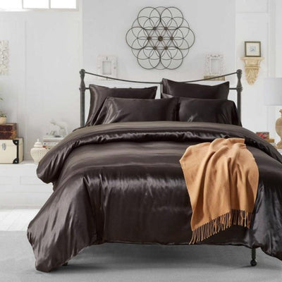 Satin Luxury Style Duvet Cover Bedding Set | AnyLinen