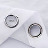 Semi Sheer Soft Linen Curtains Voile Grommet Set of 2 | Any Linen