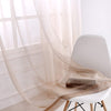 Semi Sheer Soft Linen Curtains Voile Grommet Set of 2 | Any Linen
