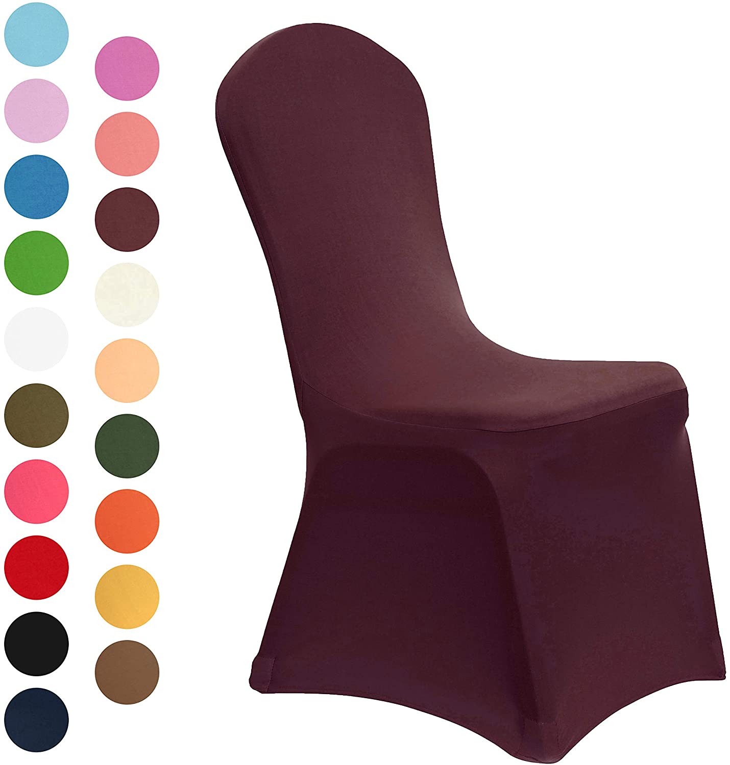 Set of 10 Spandex Dining Living Room Chair Covers | Anna's Linens