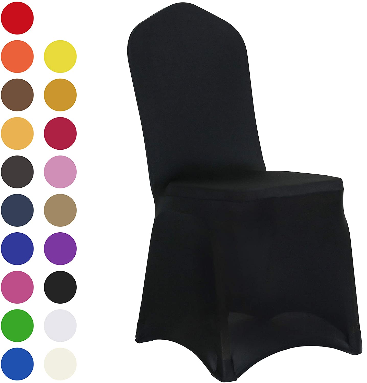 Set of 10 Spandex Dining Living Room Chair Covers | Anna's Linens