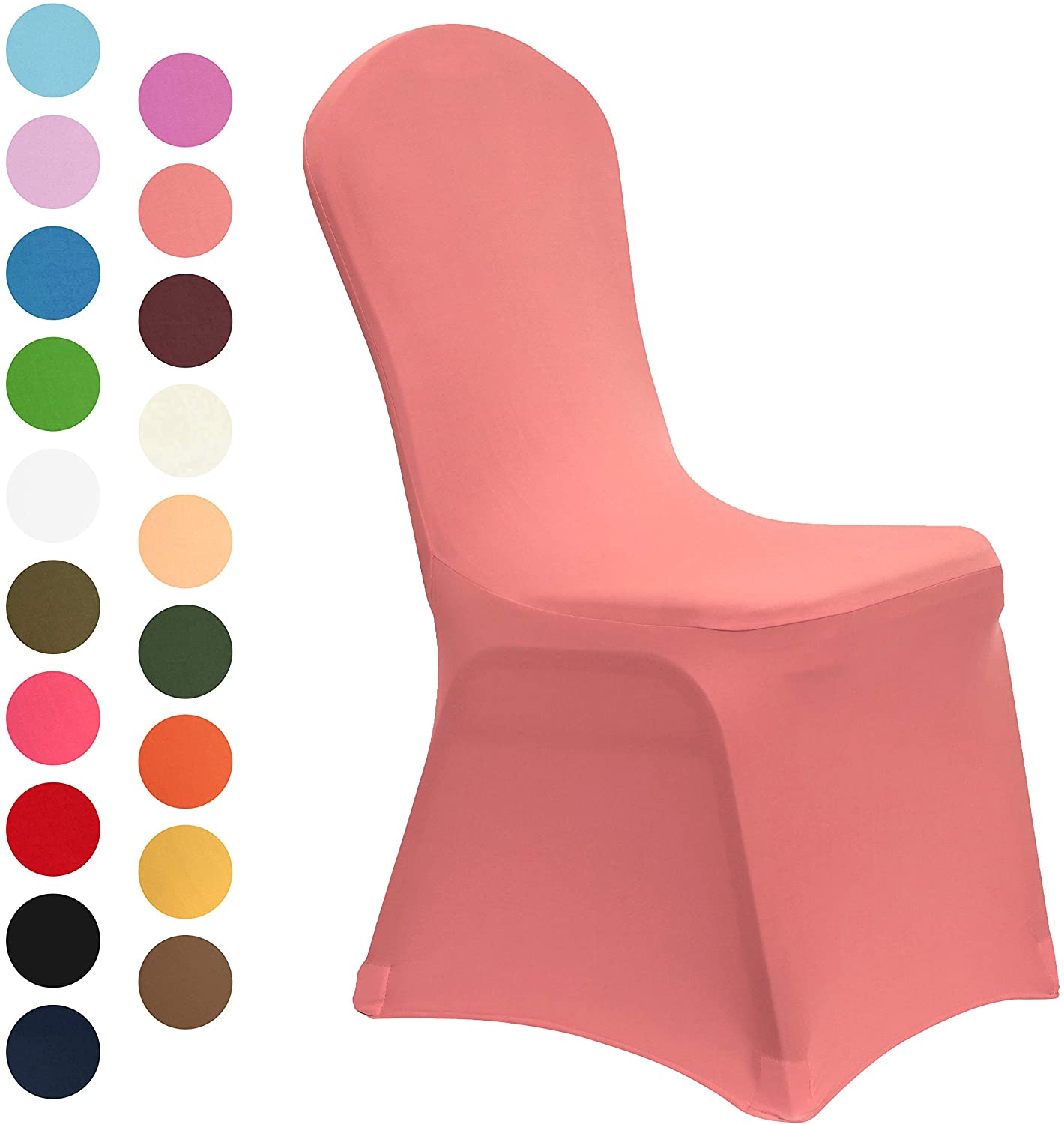 Set of 10 Spandex Dining Living Room Chair Covers | Anna's Linens