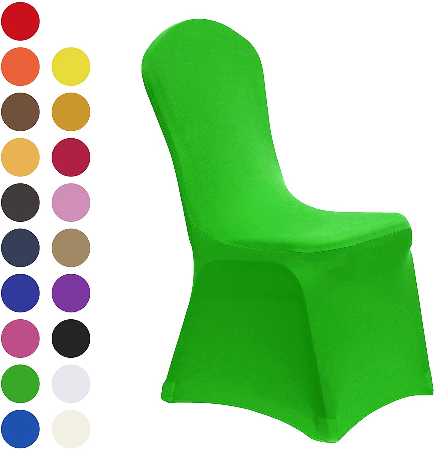 Set of 10 Spandex Dining Living Room Chair Covers | Anna's Linens