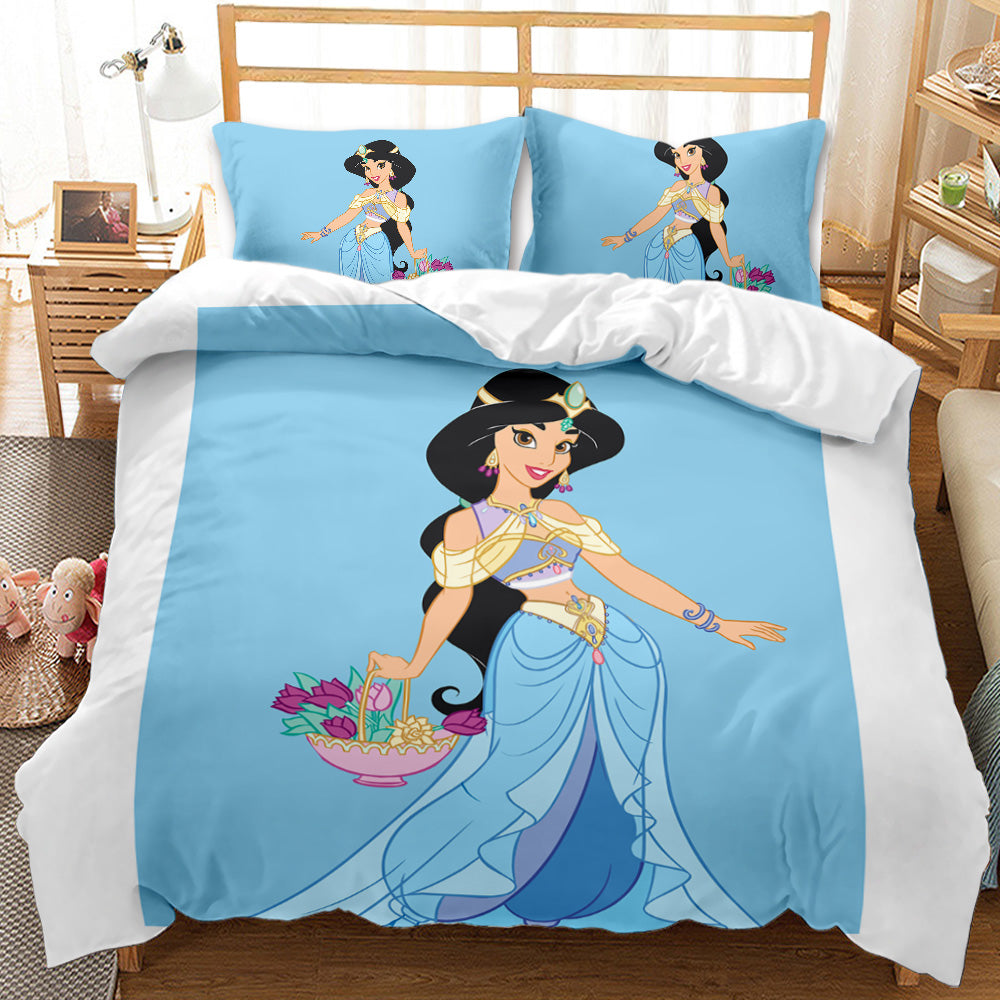 Bedding set with Princess Jasmine design
