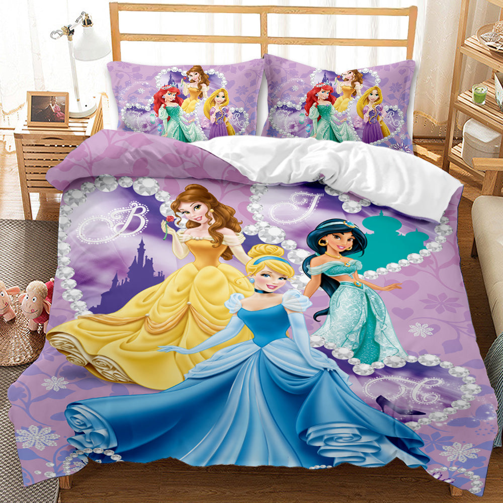 Disney princess-themed bedding set
