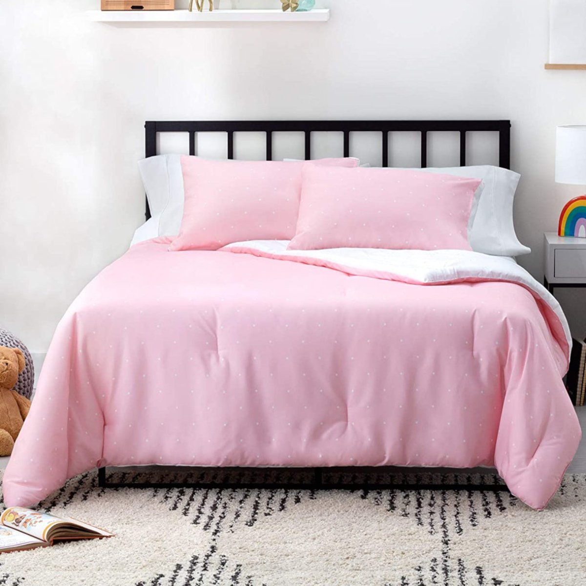 All - Season Quilted Hypoallergenic Plush Microfiber Fill Comforter Duvet Insert - Anna's Linens