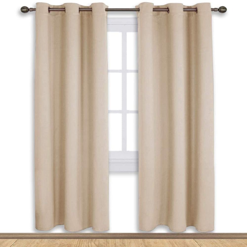 Blackout Window Treatment Thermal Insulated Grommet Drapery Panels - Anna's Linens
