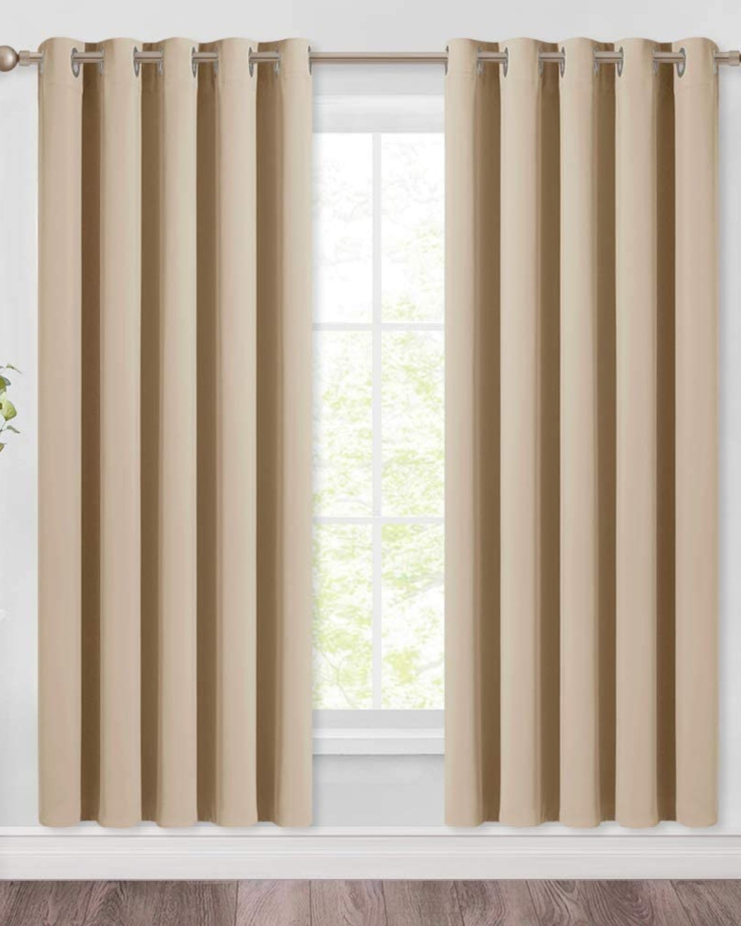 Blackout Window Treatment Thermal Insulated Grommet Drapery Panels - Anna's Linens