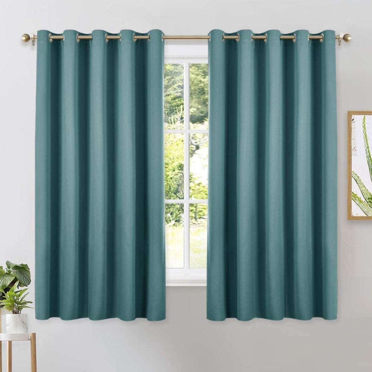 Blackout Window Treatment Thermal Insulated Grommet Drapery Panels - Anna's Linens