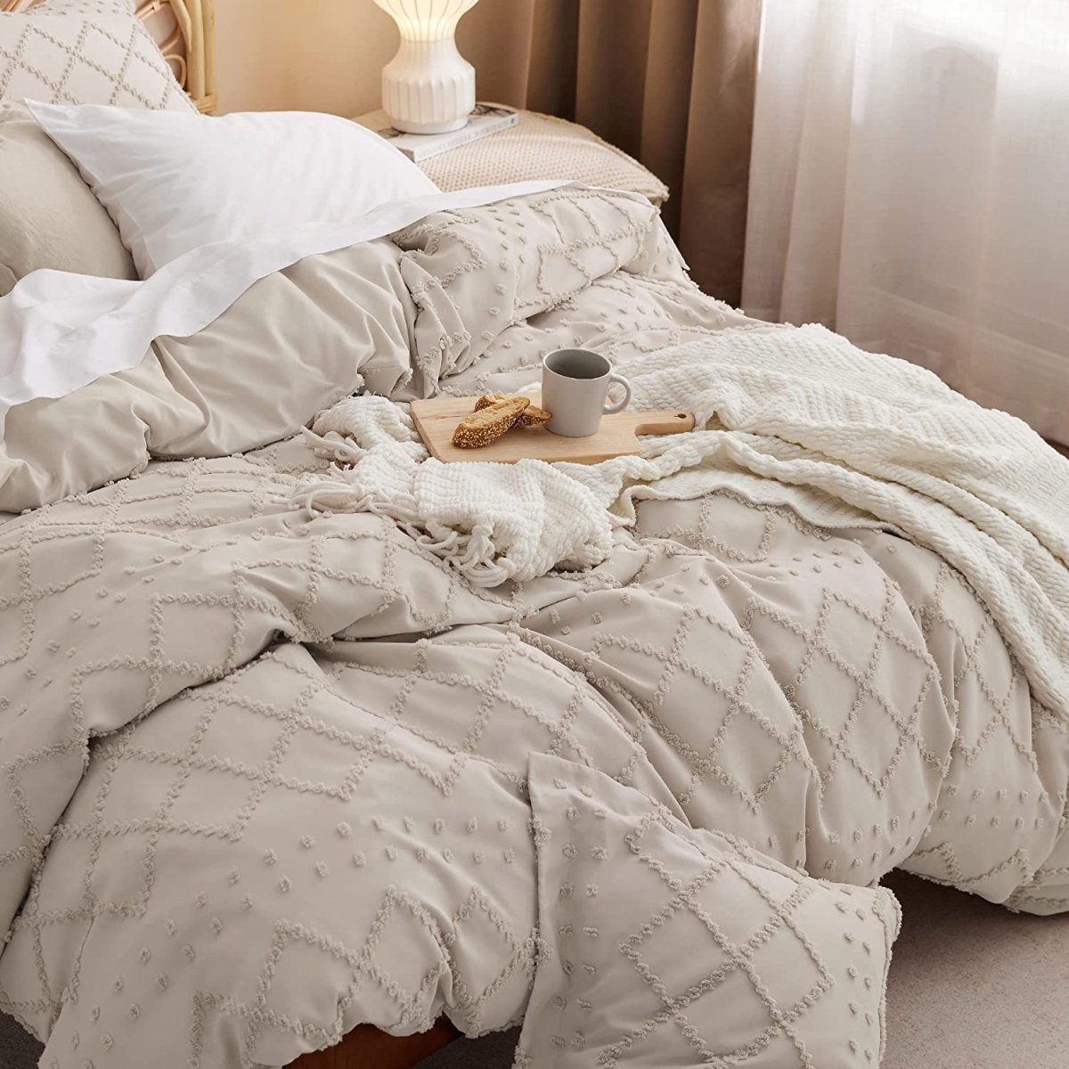 Boho Shabby Chic Duvet Cover Bedding Set - Anna's Linens