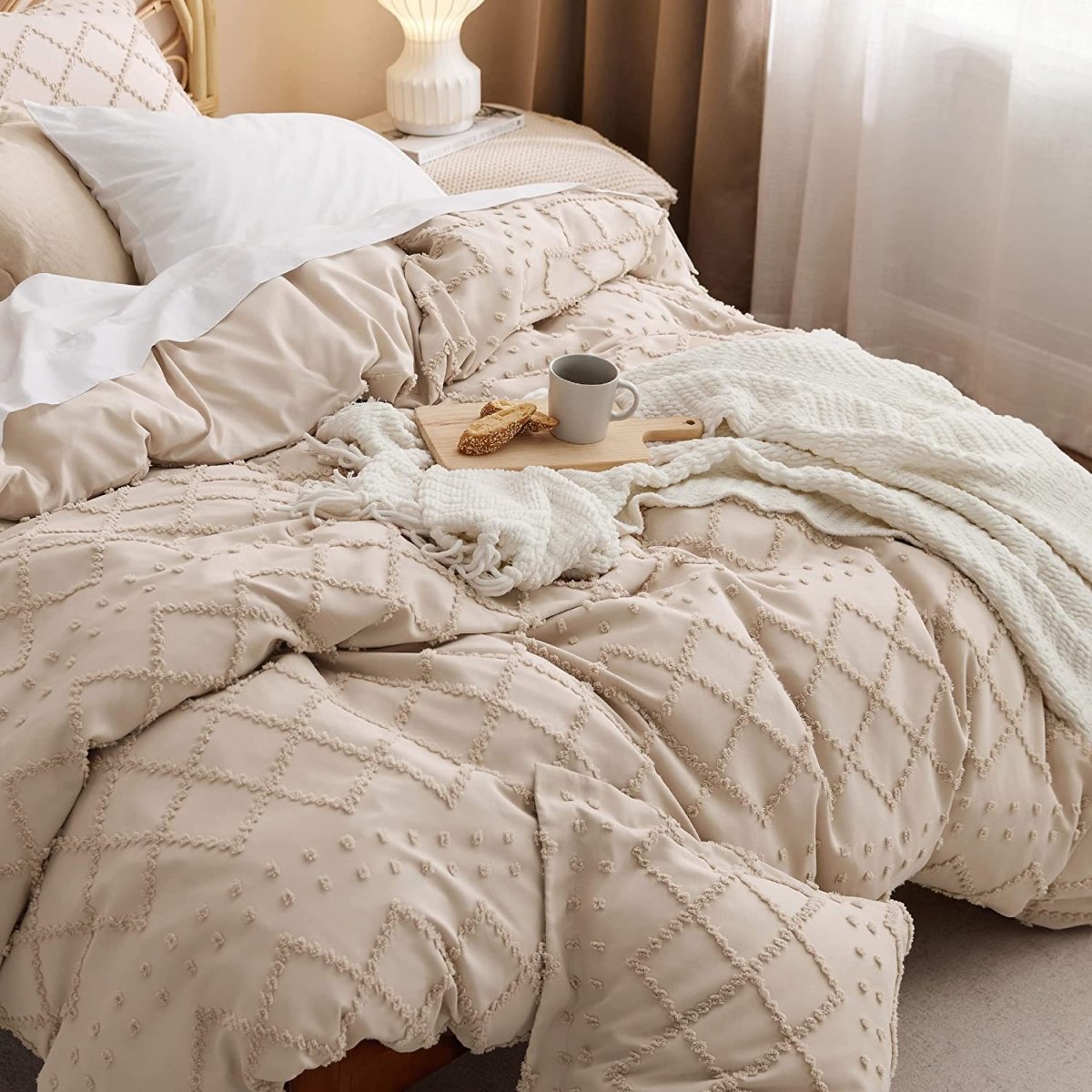 Boho Shabby Chic Duvet Cover Bedding Set - Anna's Linens