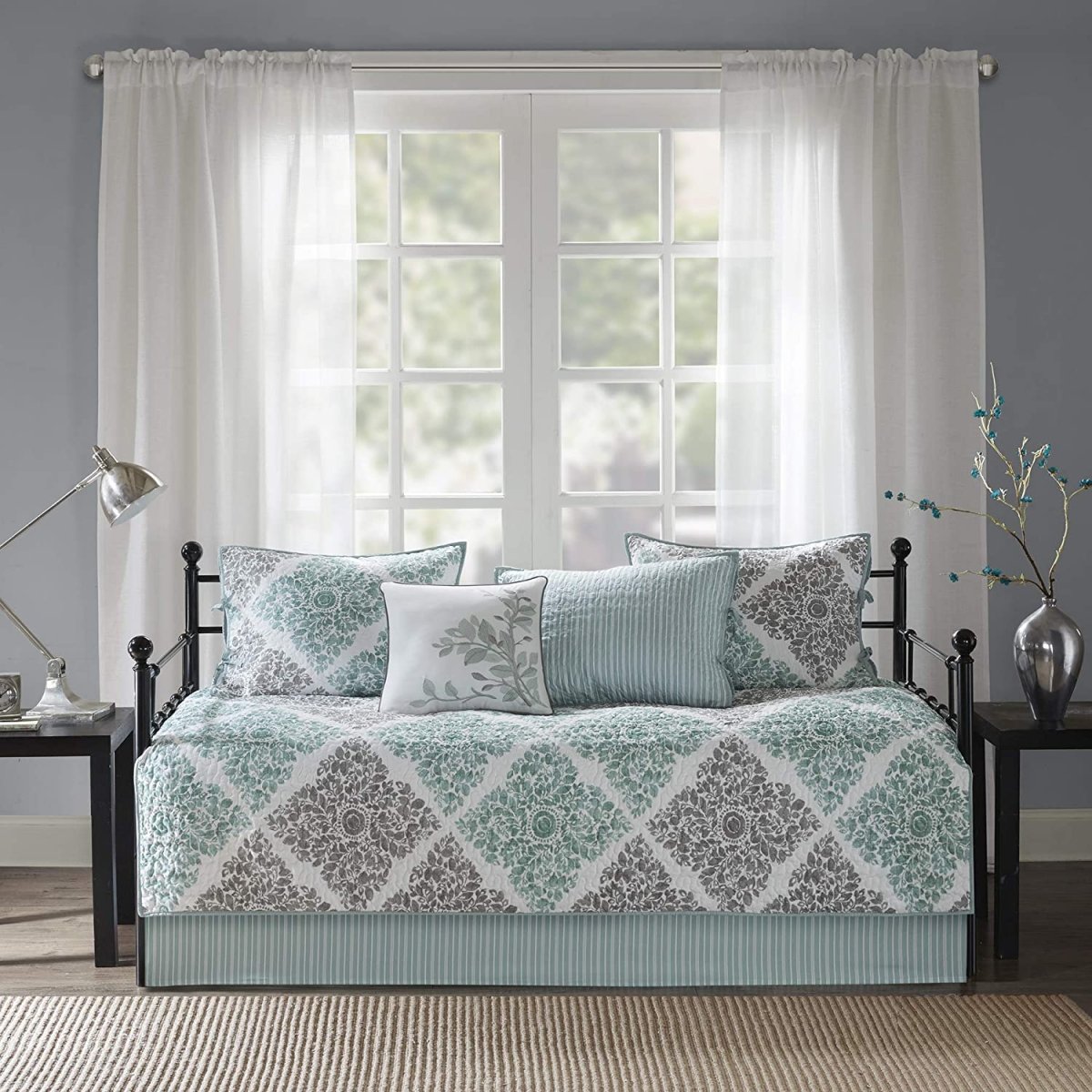 Daybed Size 75"x 39" Quilt Bedding Set 6 Piece Bedding Quilt Ultra Soft Coverlet - Anna's Linens