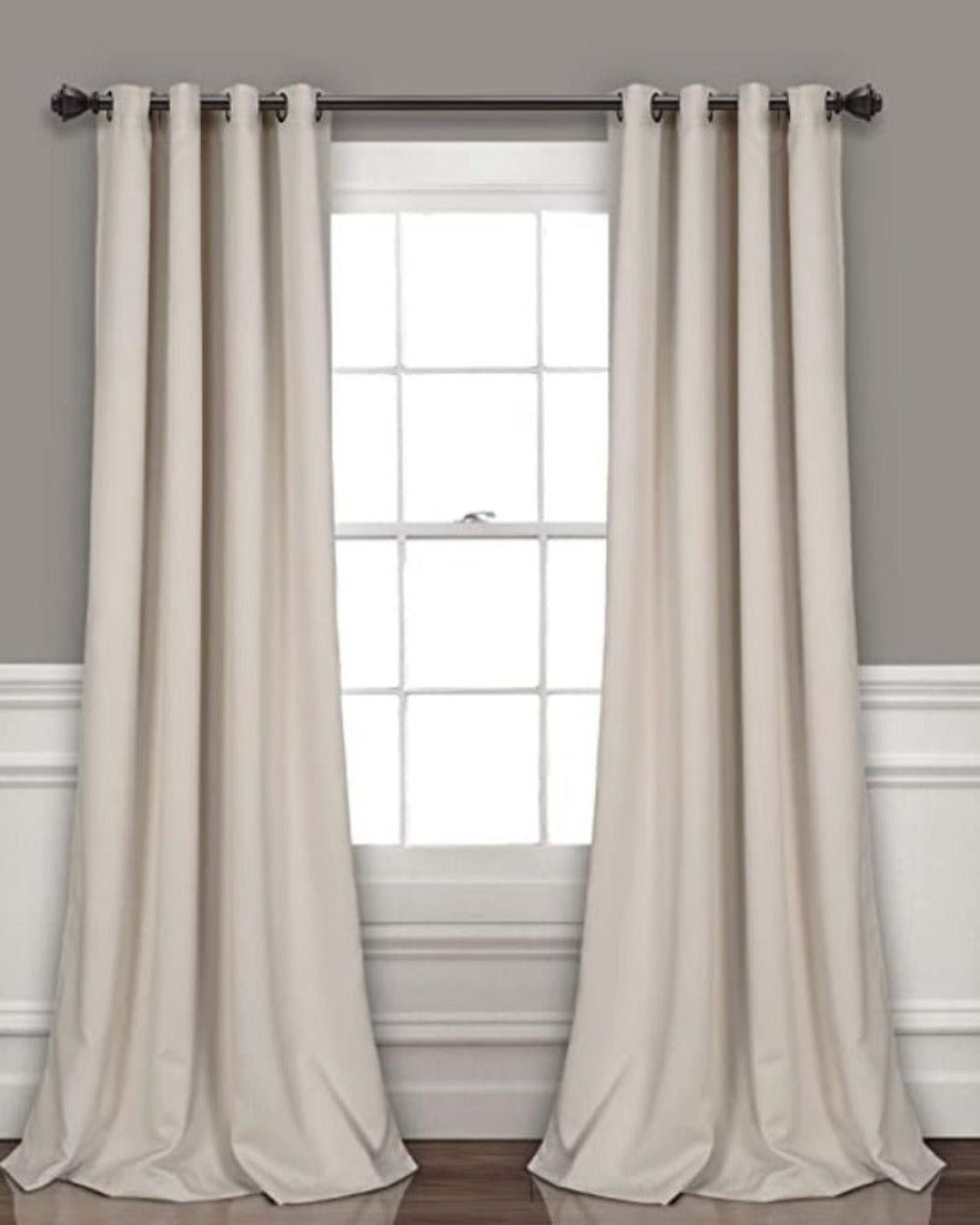 Decor Curtains - Grommet Panel with Insulated Blackout Lining - Anna's Linens
