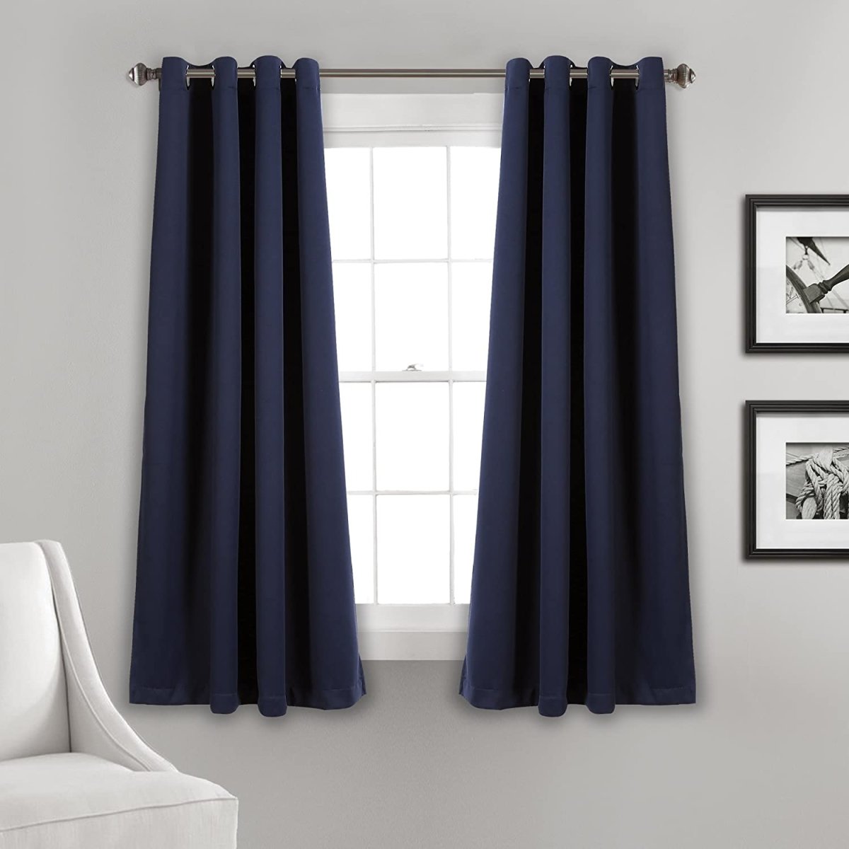 Decor Curtains - Grommet Panel with Insulated Blackout Lining - Anna's Linens