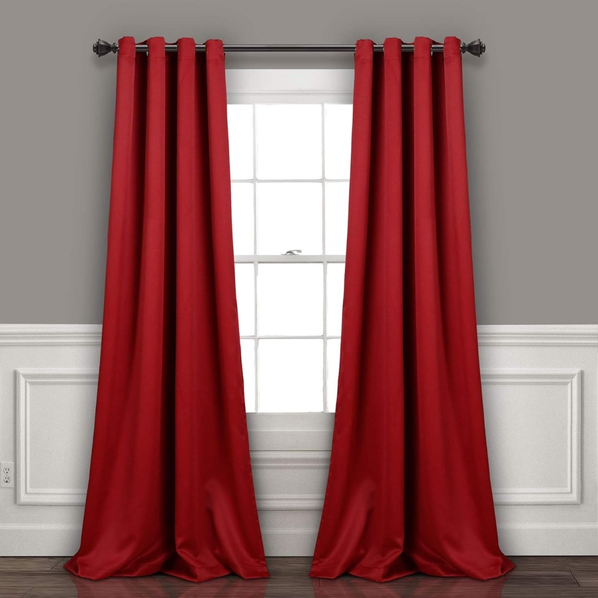 Decor Curtains - Grommet Panel with Insulated Blackout Lining - Anna's Linens