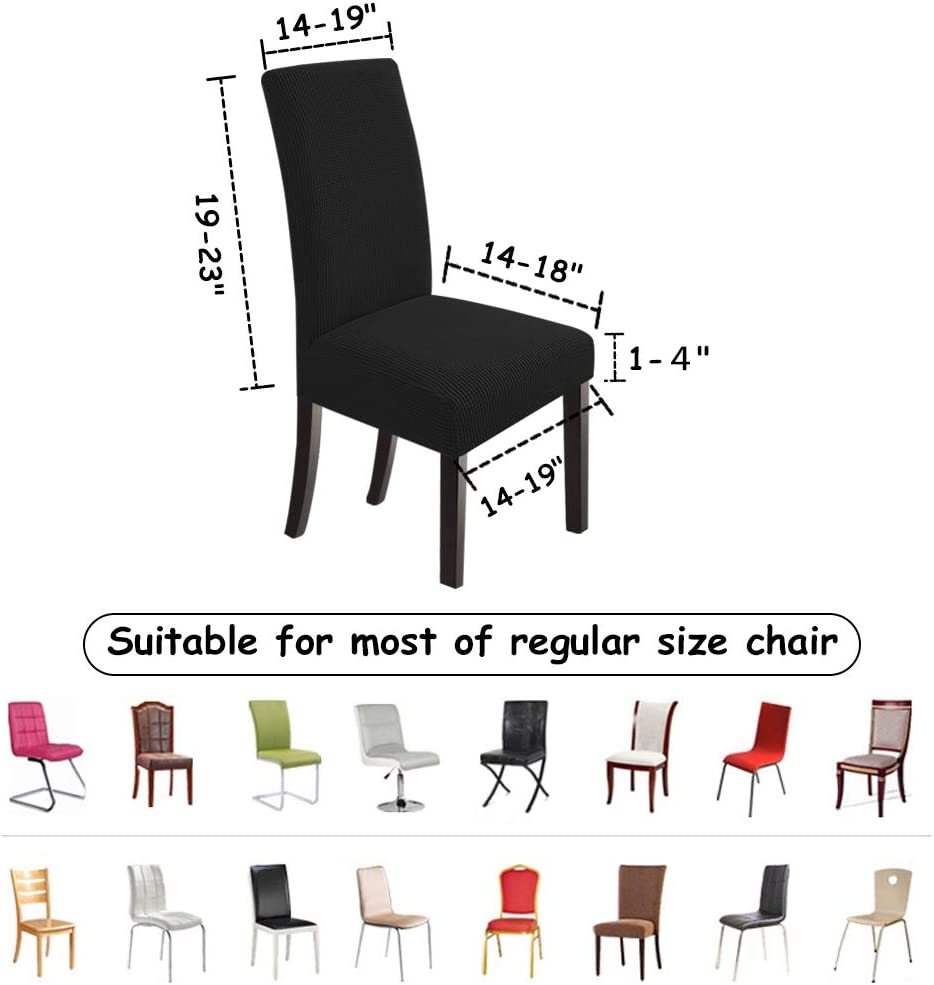 Dining Stretch Chair Covers Parsons Chair Slipcover Chair Covers Set of 4 - Anna's Linens