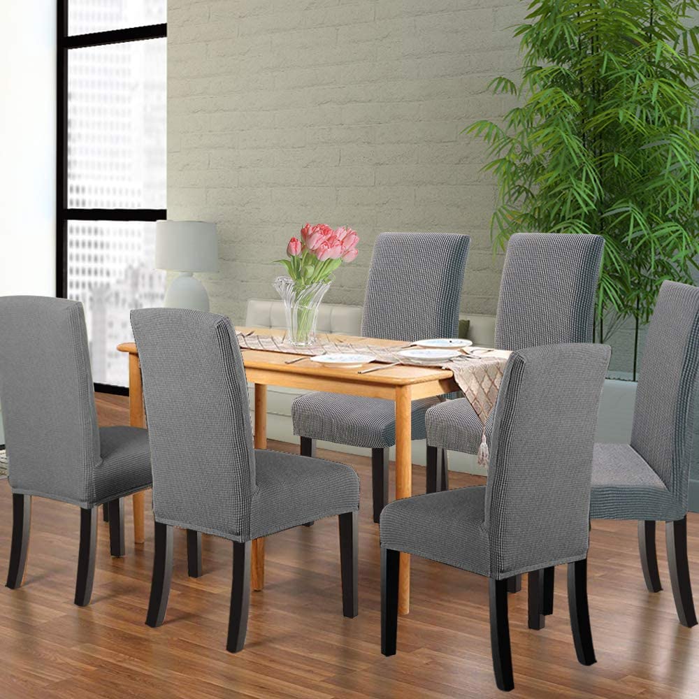 Dining Stretch Chair Covers Parsons Chair Slipcover Chair Covers Set of 4 - Anna's Linens